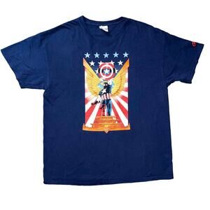Vintage 2000s Marvel Comics Captain America Graphitti Designs T-shirt